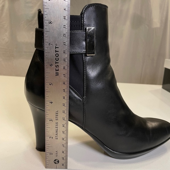 Aquatalia Weatherproof, Black, High Heel Boot, Size 10, Made in Italy - Picture 7 of 9